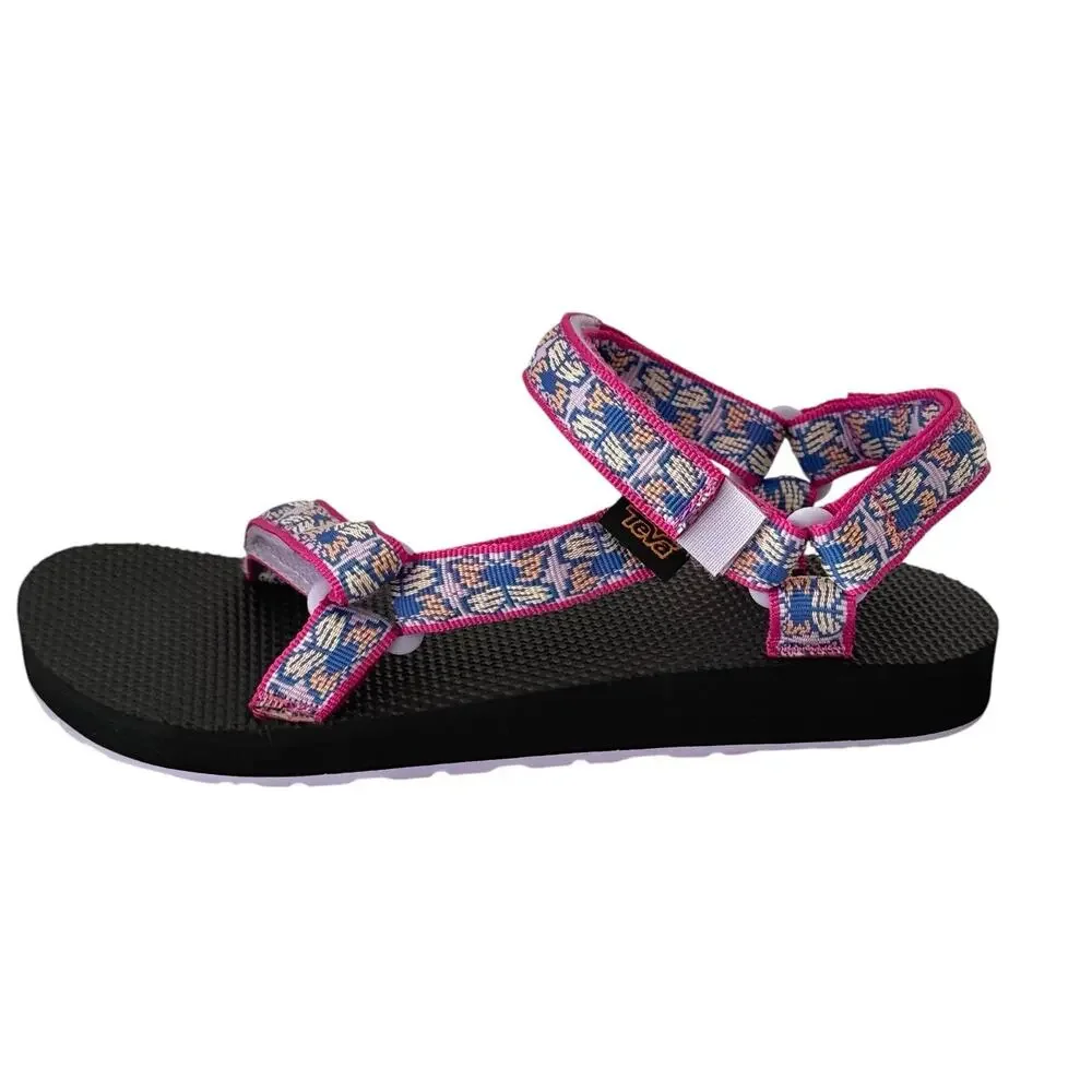 Teva Youth Girls Sport Sandals Butterfly Lilac Adjustable Lightweight SZ/5